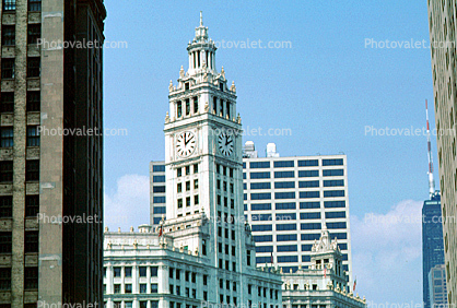 The Clock Tower of the Wrigley Building