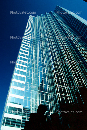 Glass Building Skyscraper, Looking-up