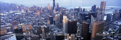Panorama, skyline, cityscape, buildings, skyscrapers