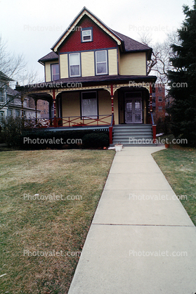 Porch, Home, House, Oak Park
