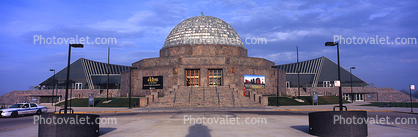 Adler Planetarium, Northerly Island, Chicago, Panorama