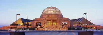 Adler Planetarium, Northerly Island, Chicago, Panorama