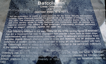 Batcolumn, 1977, 1970s