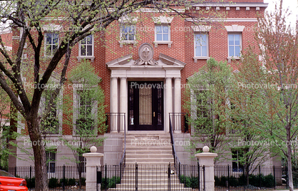 door, entry, entryway, stairs, steps, building, springtime