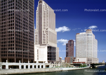 NBC Tower, Cityfront Center, skyscraper, building, highrise, Chicago River