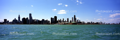 Panorama, skyline, cityscape, buildings, skyscrapers