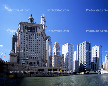 Cityscape, Skyline, Building, Skyscraper, Chicago River