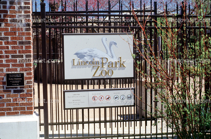 Lincoln Park Zoo Entrance Gate