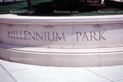 Millennium Park signage