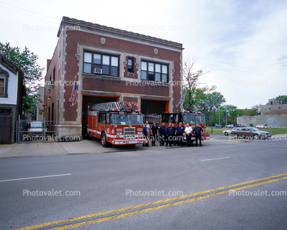 Portrait of Fire Fighters, Firehouse