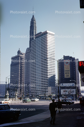 Mather Tower, Hotel 71, Car, Automobile, Vehicle, September 1962, 1960s