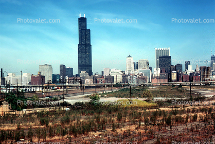Cityscape, Skyline, Buildings, Willis Tower, October 1978, 1970s