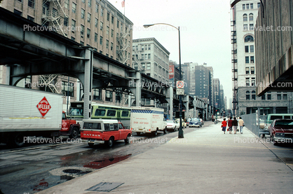 Car, Automobile, Vehicle, Sidewalk, June 1980, 1980s