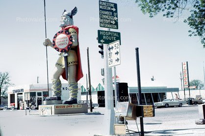 Big Ole - Viking Statue, Giant Viking Statue, Leviathan, Alexandria Minnesota, June 1967, 1960s