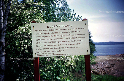 Saint Croix Island, May 1969