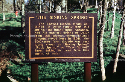 The Sinking Spring Abraham Lincoln Birthplace National
