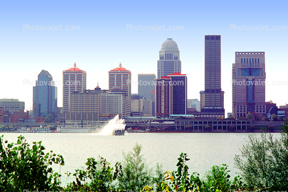 Louisville, Cityscape, skyline, building, skyscraper, Downtown, Outdoors, Outside, Exterior