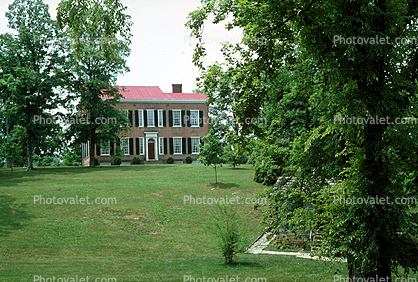 lawn, house, Building, domestic, domicile, residency, housing, My Old Kentucky Home