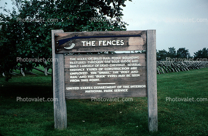 The Fences, Split Rail Fence, Blue Ridge Mountains, landmark