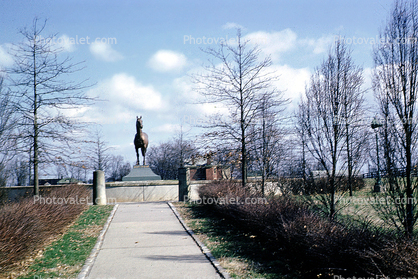 Man O' War, Horse Statue, Bronze, landmark, Kentucky Horse Park, Lexington