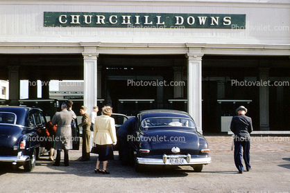 Churchill Downs, Cars, 1950s