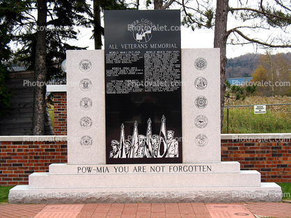 Alger County War Memorial, Munising, Michigan