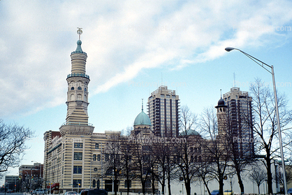 Murat Shrine Club, Spire, Building, Multifaceted Tower, Indianapolis