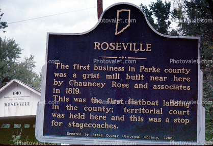 Roseville, Parke County, Covered Bridge