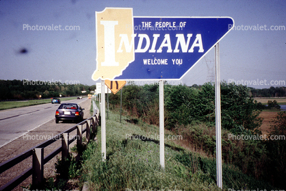 Indiana Border Sign