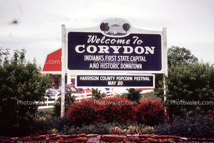 Welcome to Corydon, Indiana's first state Capital, Harrison County