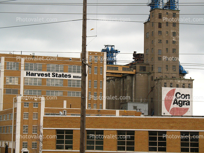 Harvest States Milling, Con Agra, grain warehouse, building, factory, City of Huron