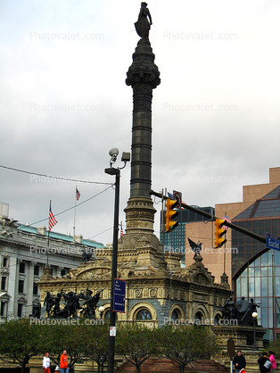Soldiers and Sailors Monument, Statue, Landmark
