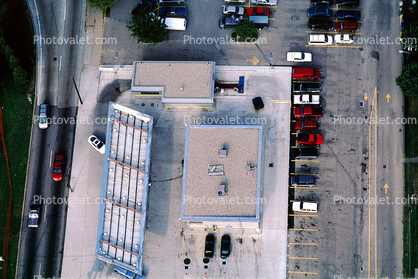 cars, buildings, Covington, Cincinnati, 7 September 1997