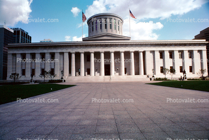 State Capitol, Building, landmark, Columbus, 18 September 1997