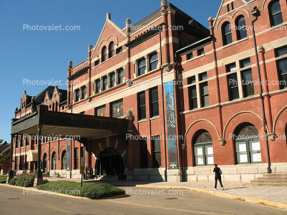 Union Station, Art Museum, red brick building, Montgomery