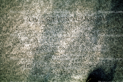 Civil Right Memorial, landmark, Montgomery