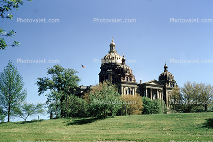 Iowa State Capitol Building, Statehouse, Des Moines, 1955, 1950s