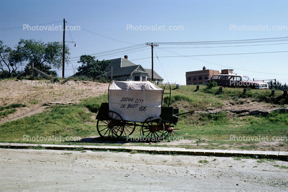 Dodge City or Bust, Wagon, car, 1950s