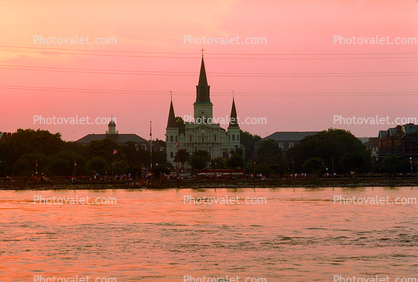 French Quarter, Saint Louis Cathedral, Cathedral-Basilica of Saint Louis King of France