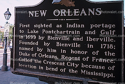 New Orleans Marker, French Quarter