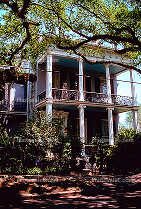 Ann Rice Home, Trees, Plantation, Mansion, Antebellum