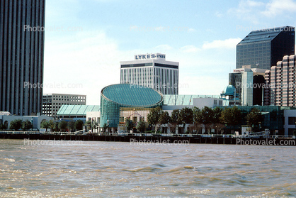Lykes Lines Headquarters, New Orleans, riverfront, buildings, skyline