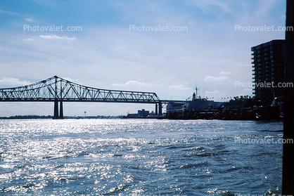 The Crescent City Connection, (formerly the Greater New Orleans Bridge), CCC, Interstate Highway I-910