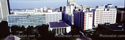 Panorama of Buildings, Downtown, Ramada Inn