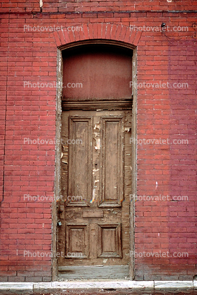 Door, Doorway, entrance, brick building