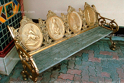 Bench, Medallions, Seat