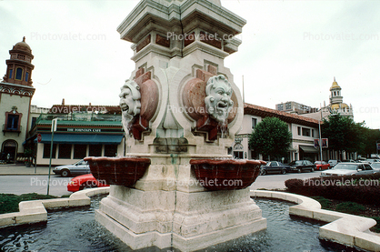 Seville Light Fountain, Water, Statue, Statuary, Sculpture, Aquatics