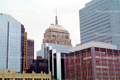 Skyline, building, skyscrpapers