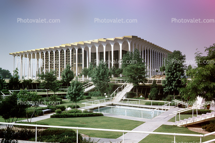 Main campus building, the Learning Resource and Graduate centers, June 1972, 1970s