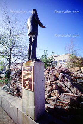 Bill Wheatley Plaza, Statue, Monument, Hot Springs, Garland County